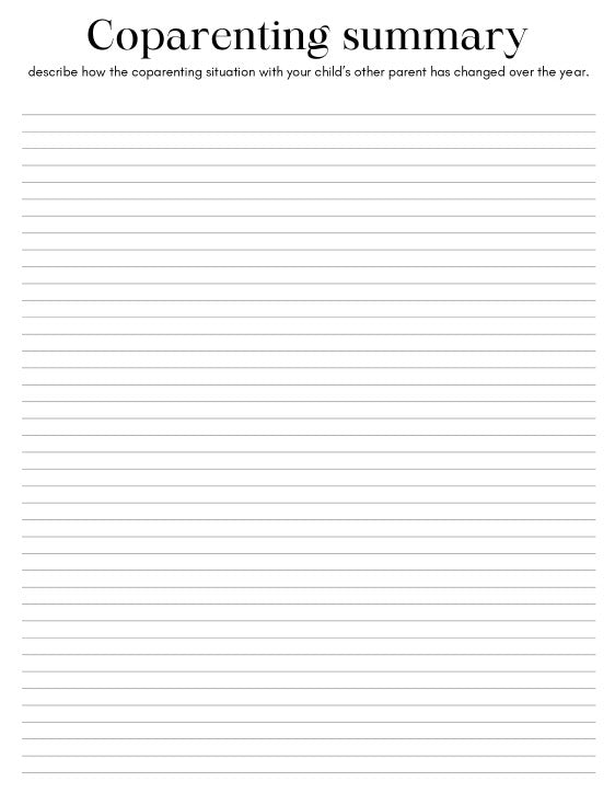 Family Court Preparation Journal (391 pg)