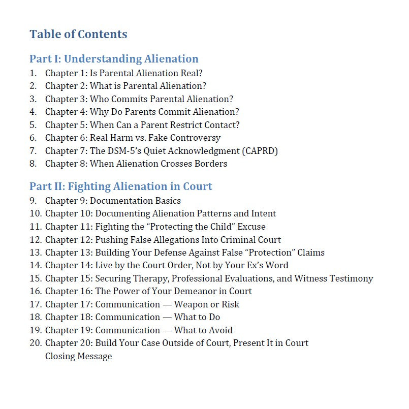 Resolute Alienation Guide, digital download
