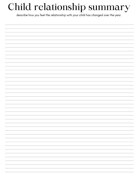 Family Court Preparation Journal (391 pg)