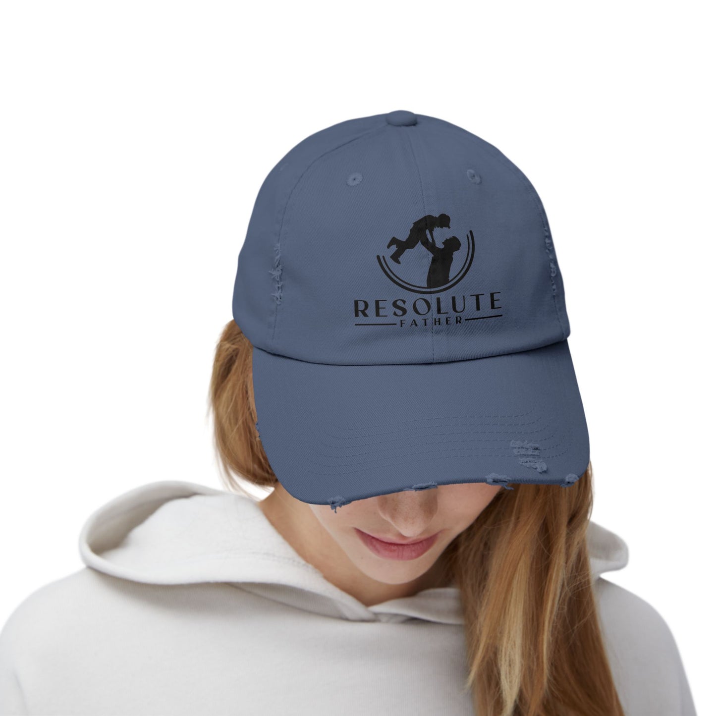 Distressed Cap - Resolute Father Logo