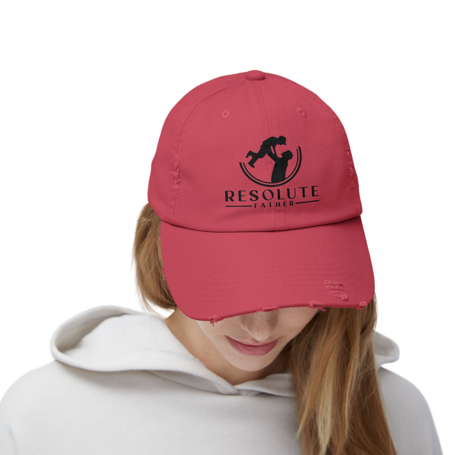 Distressed Cap - Resolute Father Logo