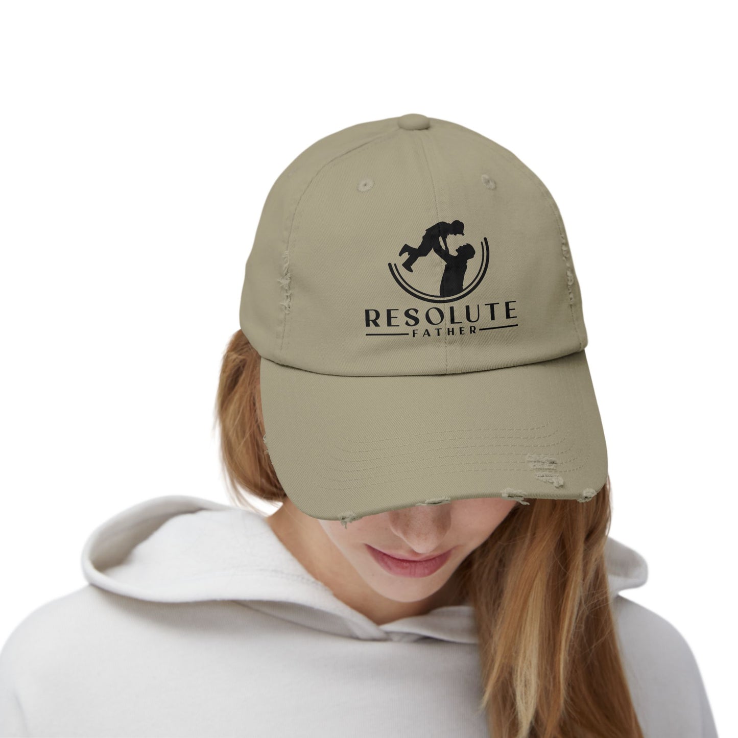 Distressed Cap - Resolute Father Logo