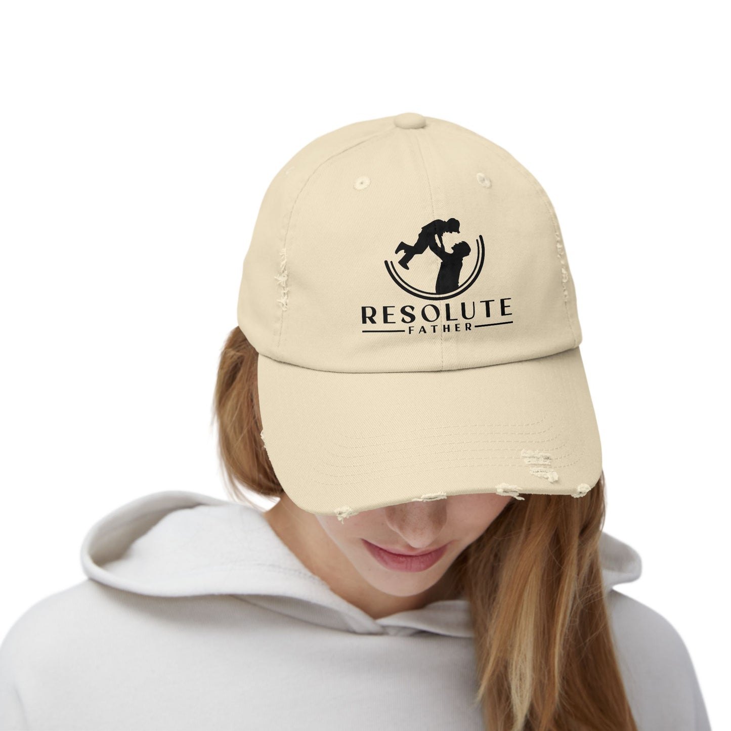 Distressed Cap - Resolute Father Logo