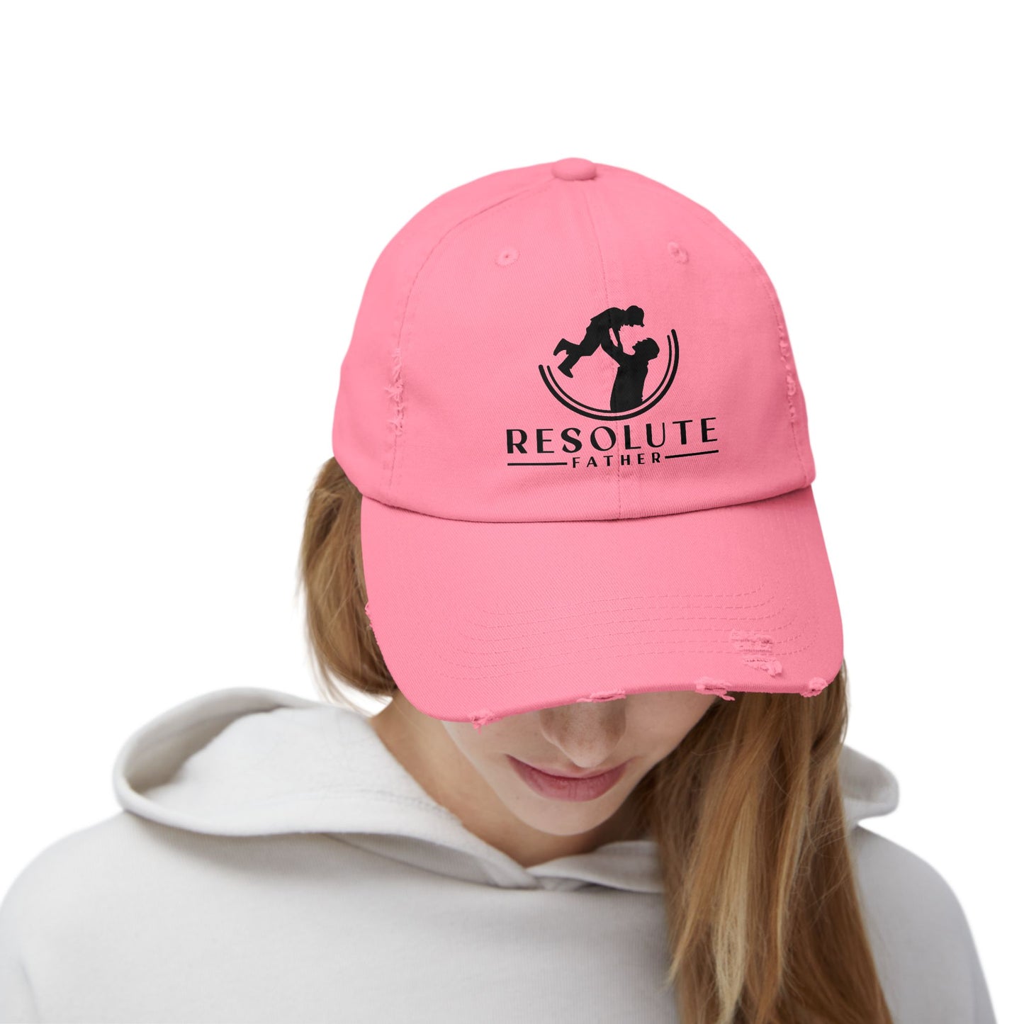 Distressed Cap - Resolute Father Logo