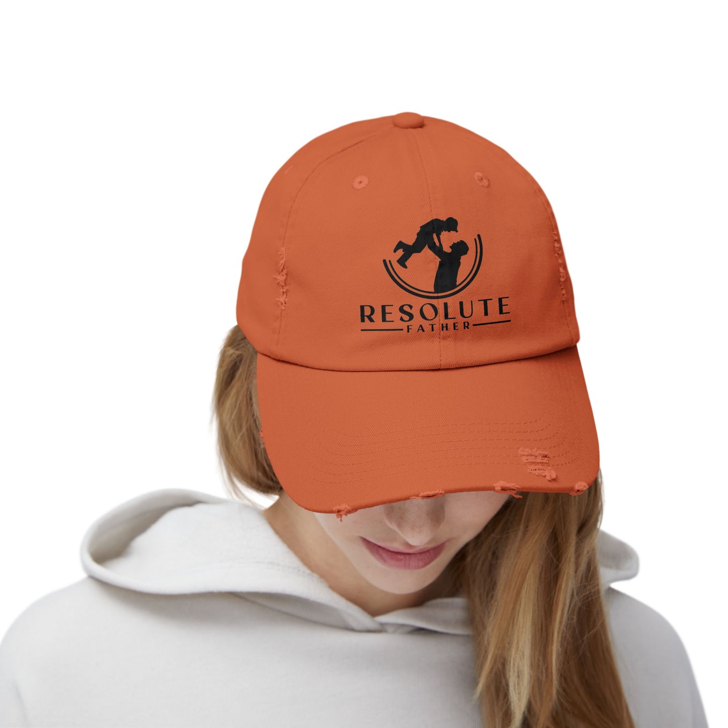 Distressed Cap - Resolute Father Logo